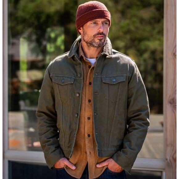 Line of Trade Other - Line of Trade The Montana Canvas Trucker Jacket Ranger Green